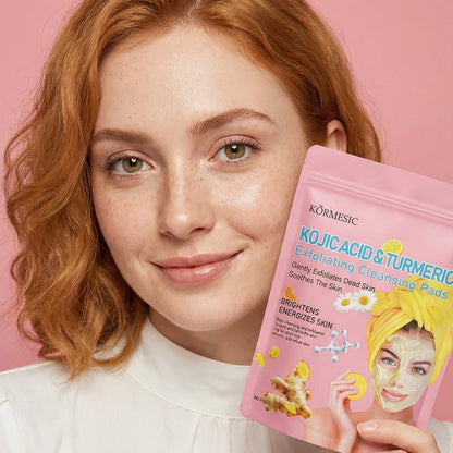 Zerdeçal İçeren Nazik Peeling Pedleri  & Cildiniz Parlasın